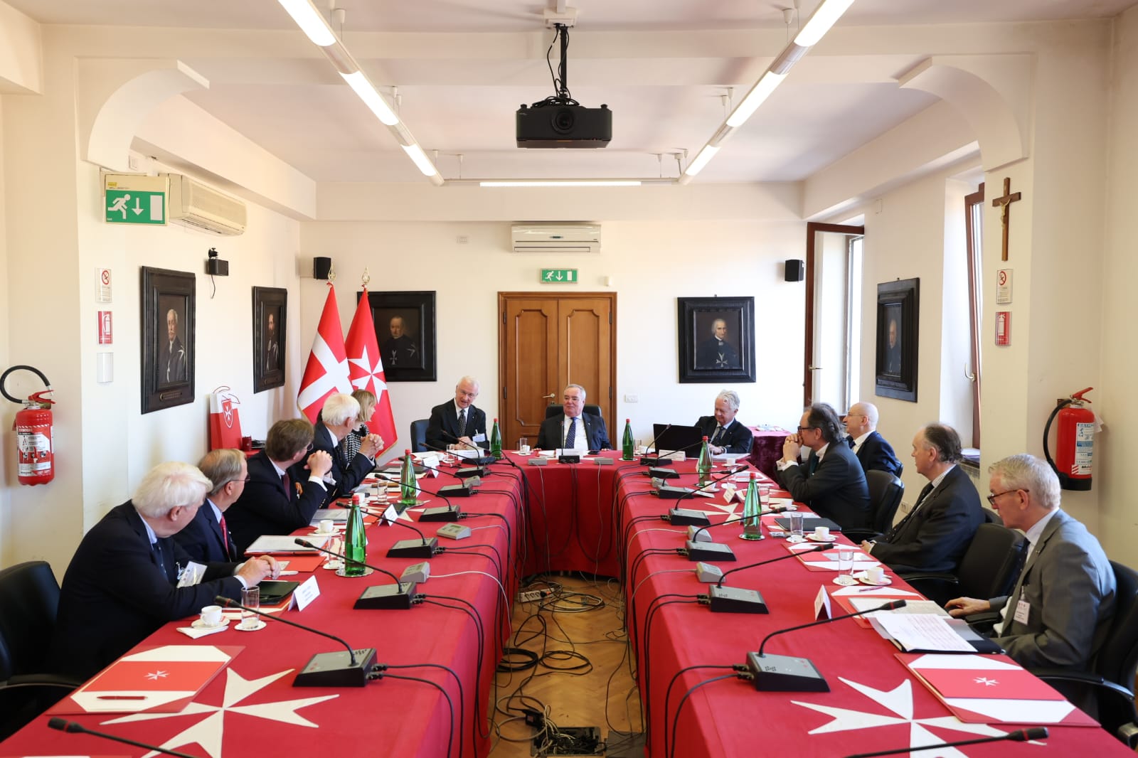 Alliance of the Orders of Saint John meets with Order of Malta at Magistral Palace