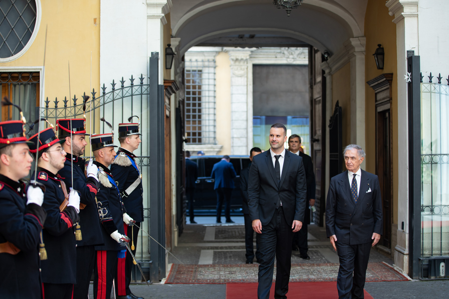 The Grand Chancellor of the Sovereign Order of Malta receives the Prime Minister of Montenegro
