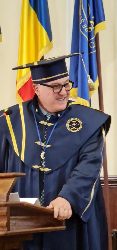 HE Ambassador Roberto Musneci received the Laurea Honoris Causa