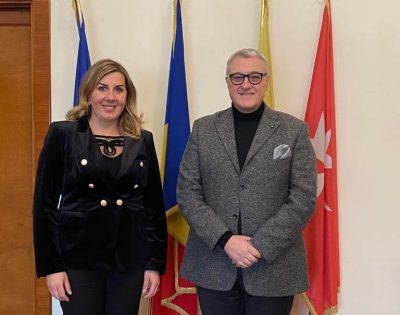 Meeting With the Romanian Charge’ d’Affaires to the Sovereign Order of Malta and the Holy See