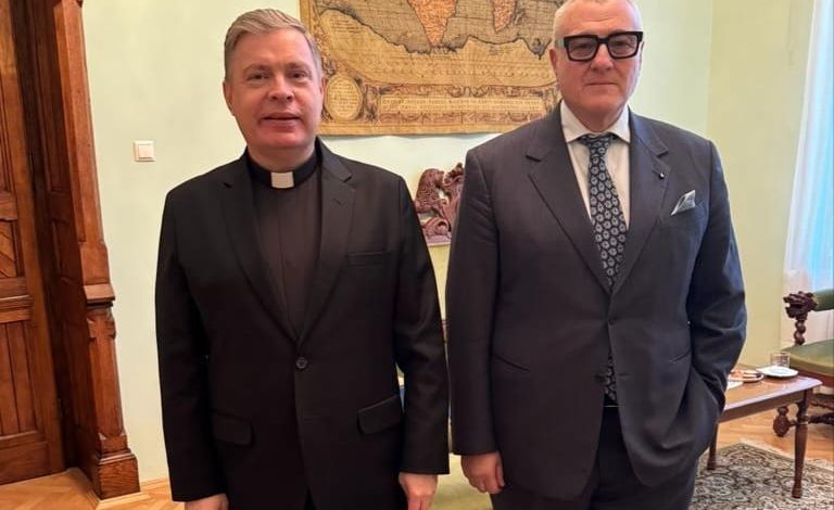 Meeting with Attache’ Apostolic Nunciature Mons. Tuomo T. Vimpari
