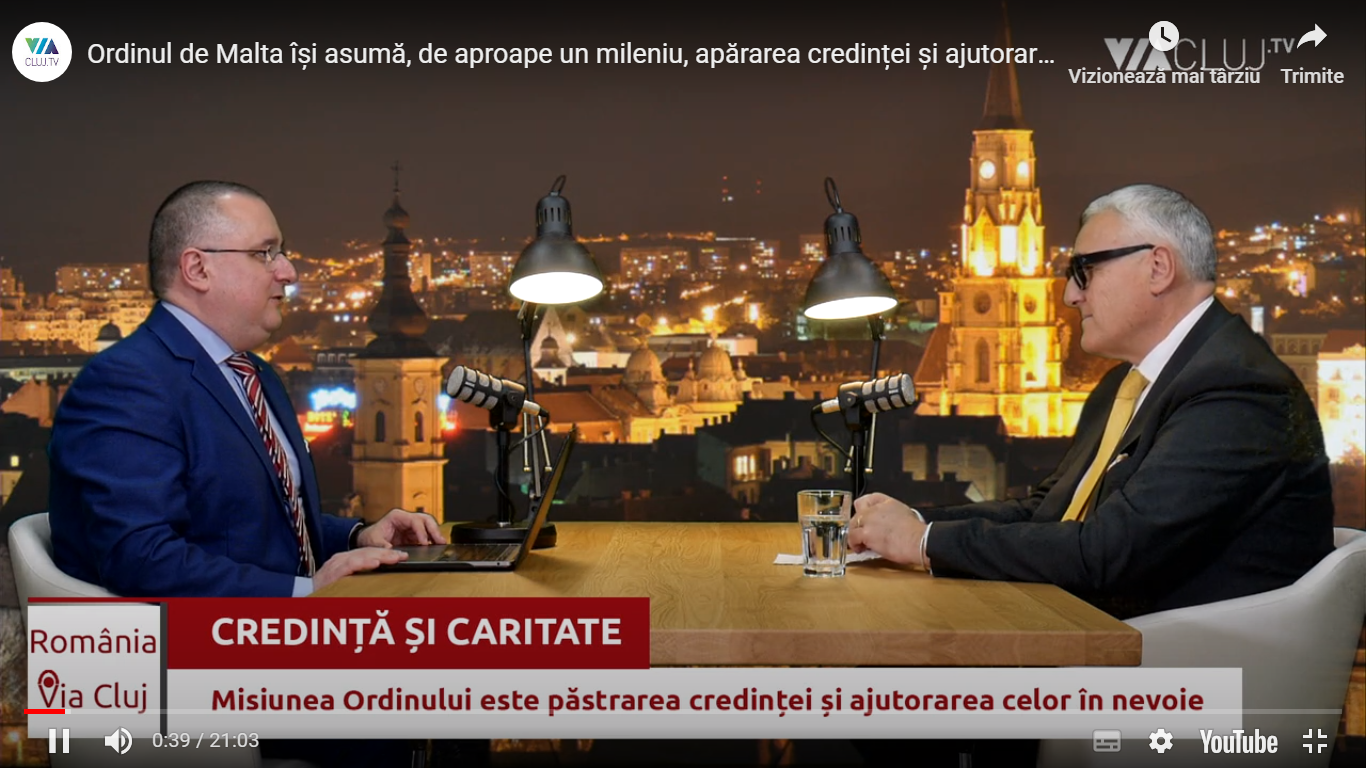 Interview given by Ambassador Musneci at VIA CLUJ TV