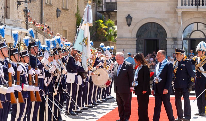 Marele Maestru al Ordinului Suveran de Malta în vizită de stat în San Marino