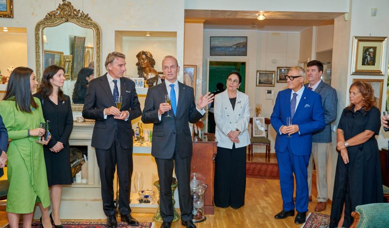 Reception marking the visit of the Grand Hospitaller of the Order to Romania